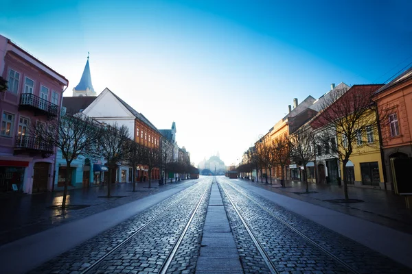 Hlavna street in Kosice, Slovakia — Stock Image Hlavna street in Kosice, Slovakia Stock Photo