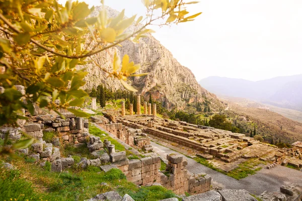 La vista sul tempio Apollo — Foto Stock