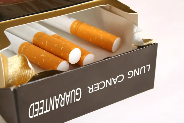 Krabičky cigaret Stock Obrázky