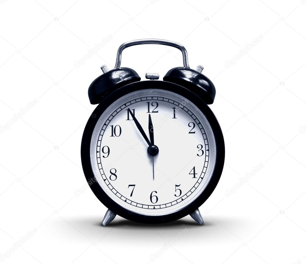 Alarm-clock on white background