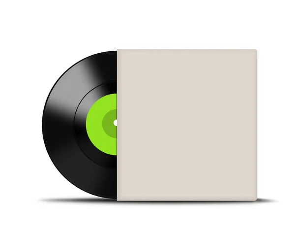 Record and cover — Stock Photo, Image