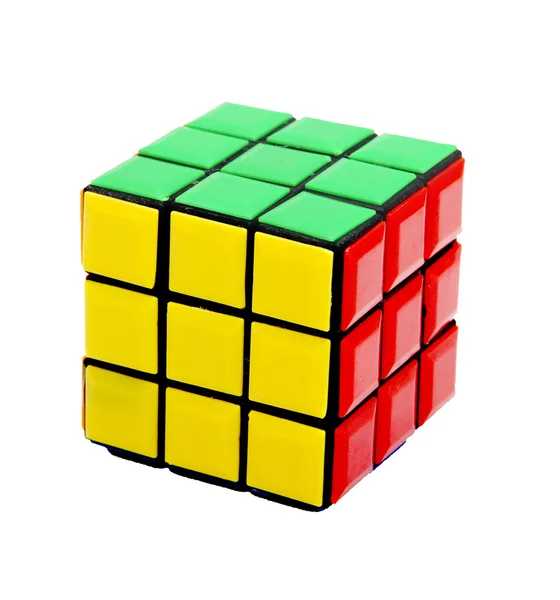 renkli bulmaca üzerinde beyaz izole