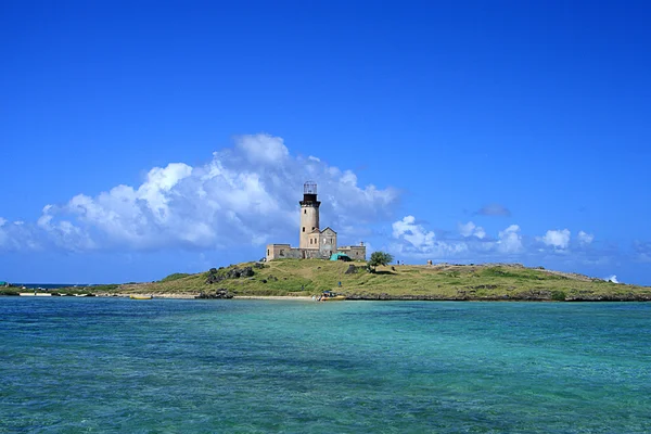 Old lighthouse, Ile aux Fouquets, Mauritius — Stock Photo, Image