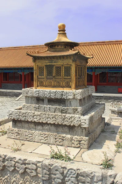 領土、紫禁城、北京、中国のパビリオン — ストック写真