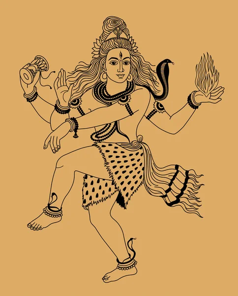 Dios hindú Ilustración De Stock