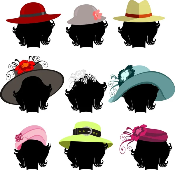 Set of Hats — Stock Photo, Image