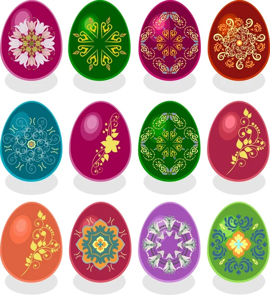 Easter Eggs — Stock Vector