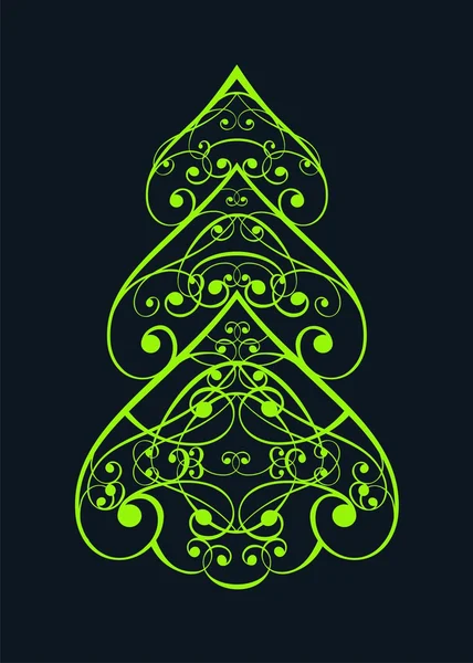 Boże Narodzenie drzewo — Wektor stockowy