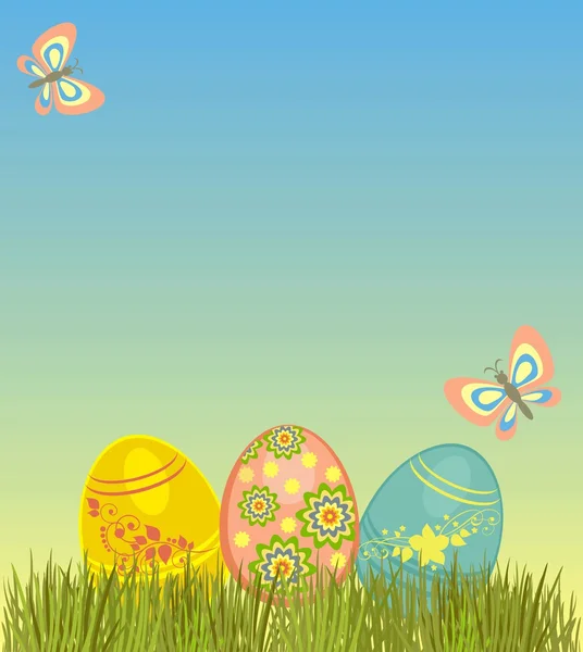 Easter eggs — Stock Vector