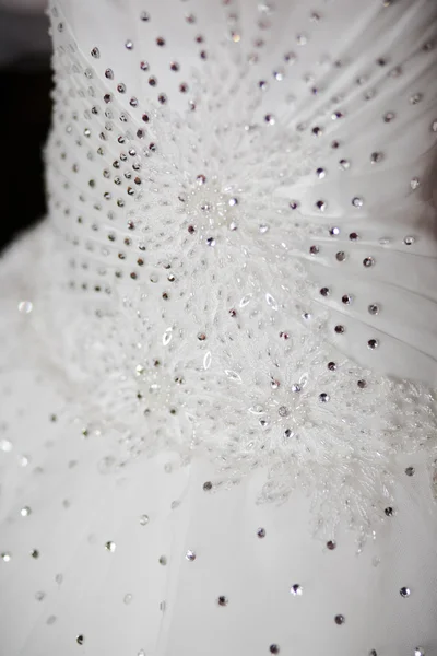 Wedding dress close up — Stock Photo, Image