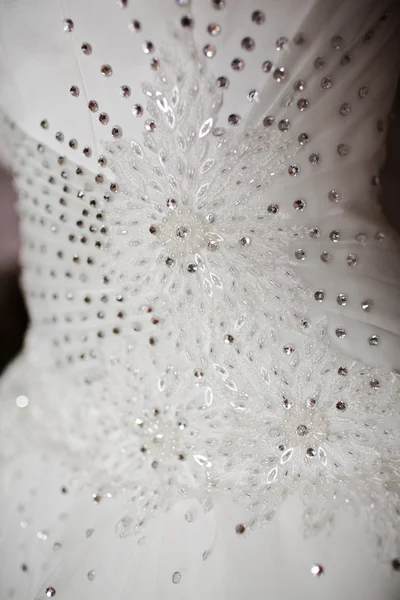 Wedding dress close up — Stock Photo, Image