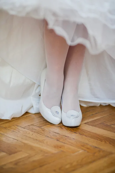 Schöne Brautschuhe — Stockfoto