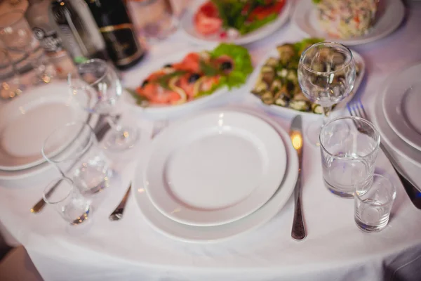 Table set for an event party — Stock Photo, Image