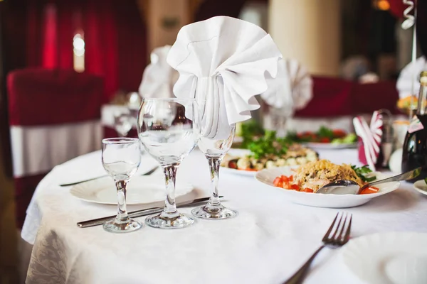 Table set for an event party — Stock Photo, Image