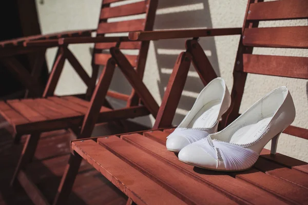 Schöne Brautschuhe — Stockfoto