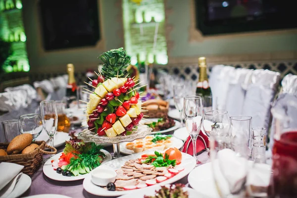 Table set for an event party — Stock Photo, Image