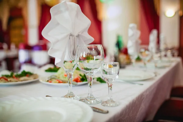 Table set for an event party — Stock Photo, Image