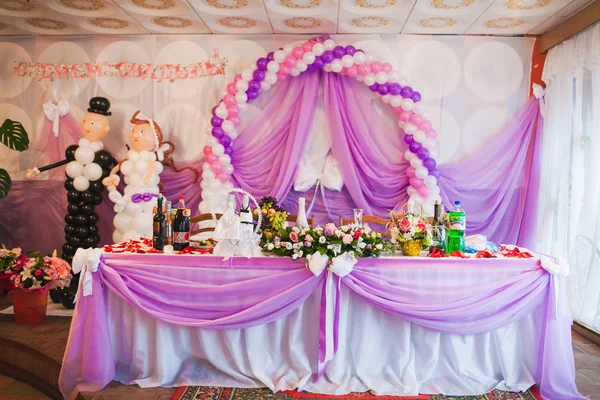 Table set for an event party — Stock Photo, Image