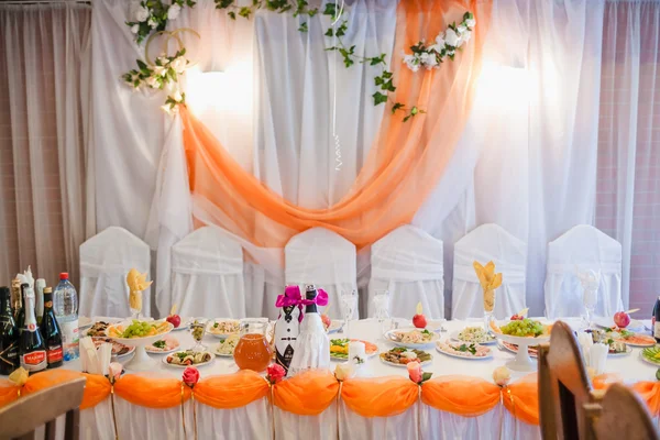Table set for an event party — Stock Photo, Image