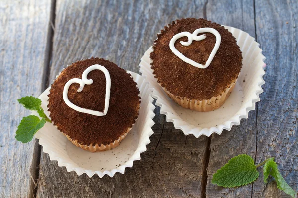 Valentine Cupcakes — Stock Photo, Image