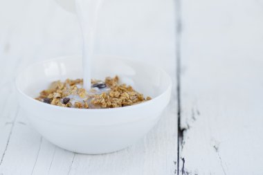 Sağlıklı kahvaltı.