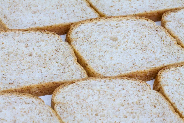 Φόντο από φέτες ψωμί ολικής αλέσεως — Φωτογραφία Αρχείου
