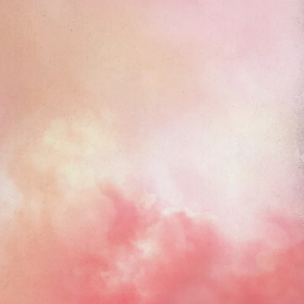 Papel velho com nuvens sonhadoras — Fotografia de Stock