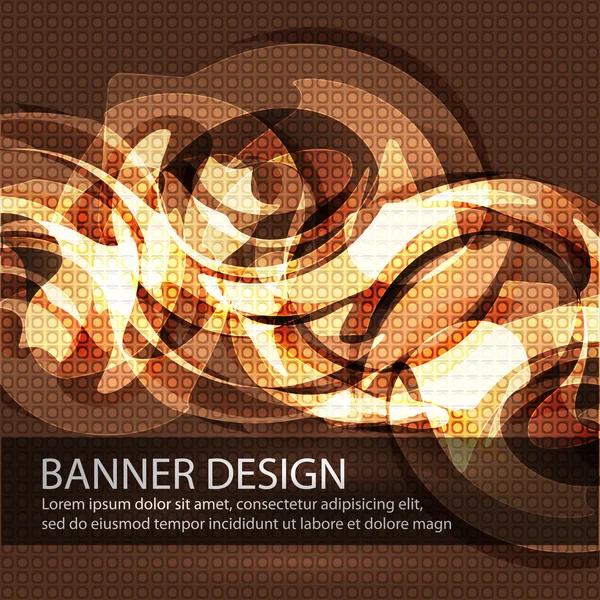 Diseño de banner — Vector de stock