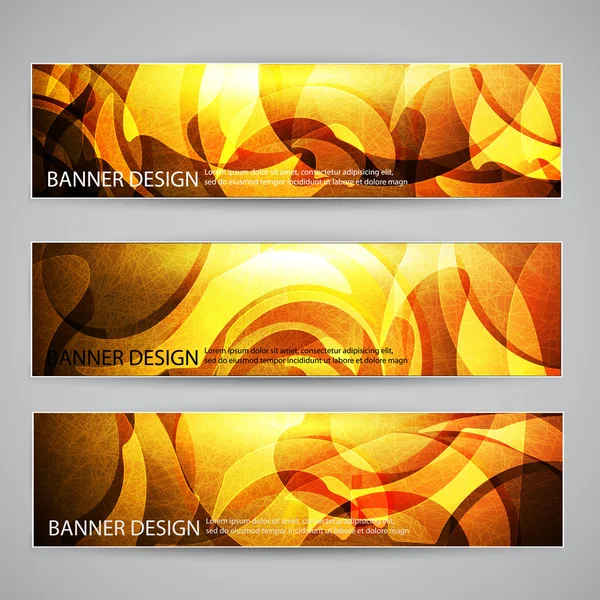 Design de banner — Vetor de Stock