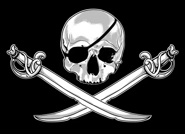 Jolly Roger — Stok Vektör