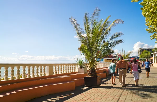 Passeio de Lasarevskoye do resort na região de Krasnodar, na Rússia — Fotografia de Stock