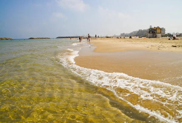 Playa mediterránea en Ashkelon. Israel —  Fotos de Stock