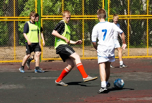 Stoczni piłki nożnej młodzieży — Zdjęcie stockowe