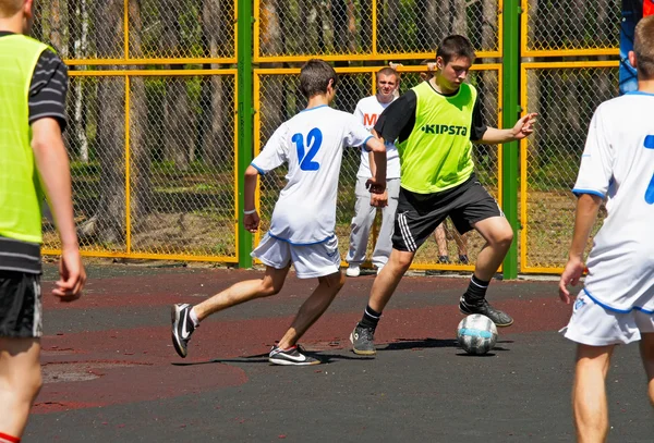 Youth football yard — Stock Photo, Image