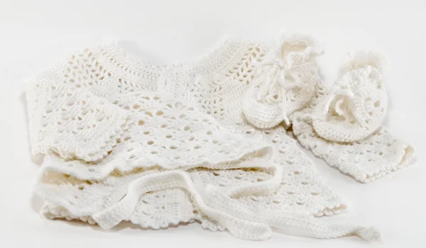 Knitted set for Baby — Stock Photo, Image