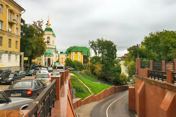 Widok z kamiennym mostem w Woroneżu — Zdjęcie stockowe