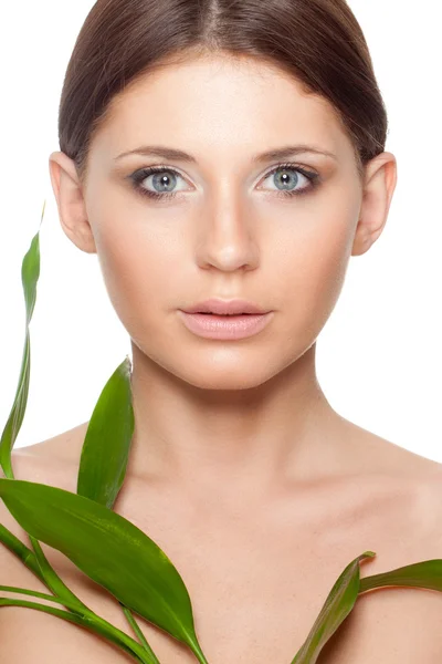 Beautiful brunette woman portrait — Stock Photo, Image