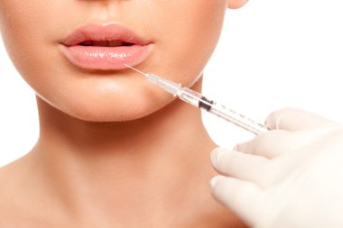 Syringe injection beauty concept clipart