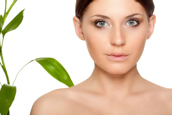 Beautiful brunette woman portrait — Stock Photo, Image