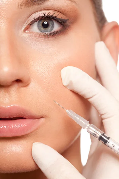 Syringe injection beauty concept — Stock Photo, Image