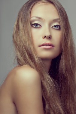 kadının yüzü portre