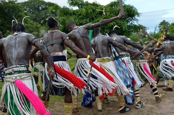 Bailarines africanos Fotos de stock libres de derechos