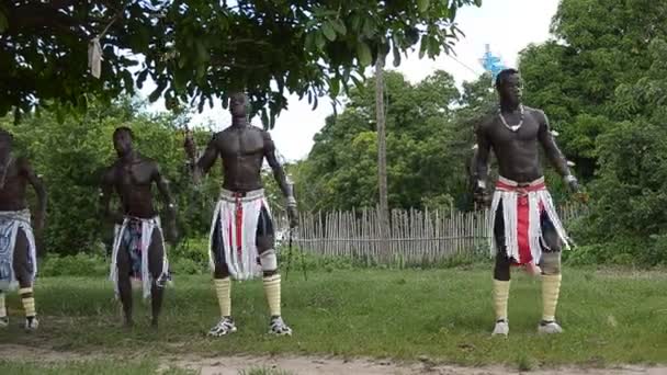 Bailarines africanos — Vídeo de stock