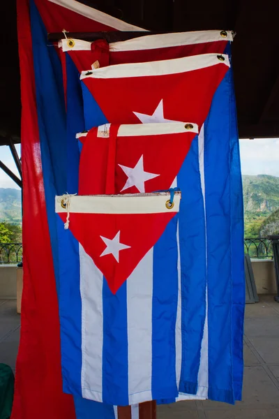 Kubanische Flagge — Stockfoto