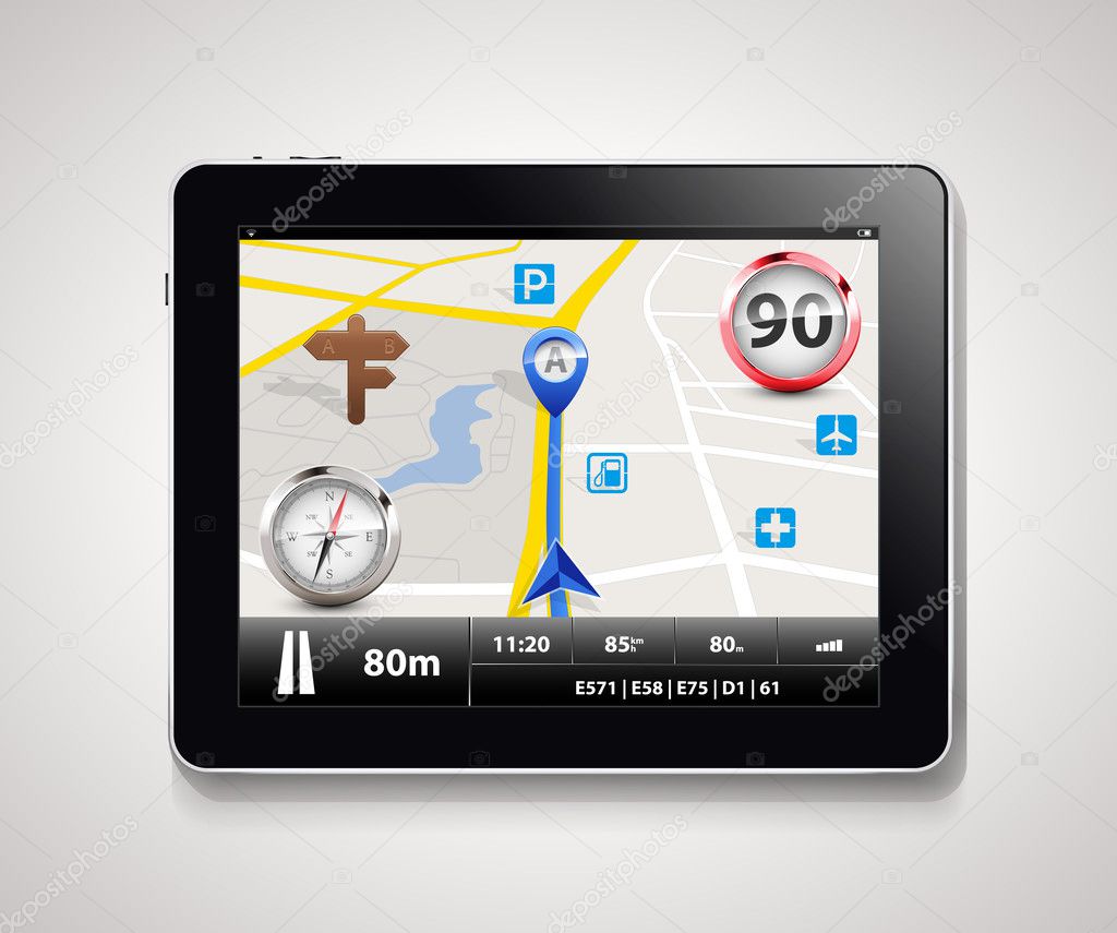 Tablet - navigation system