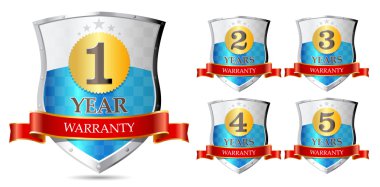 Warranty - 1, 2, 3, 4, 5 years clipart