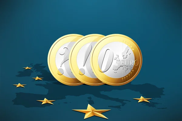Signos del euro — Vector de stock