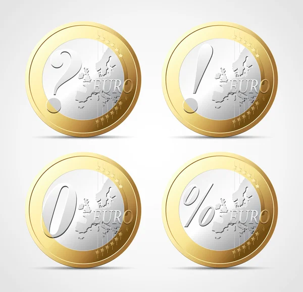 Euro signs — Stock Vector