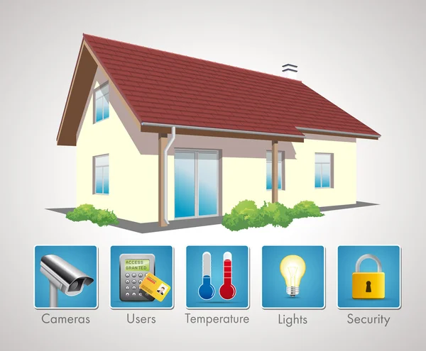 Domótica — Archivo Imágenes Vectoriales