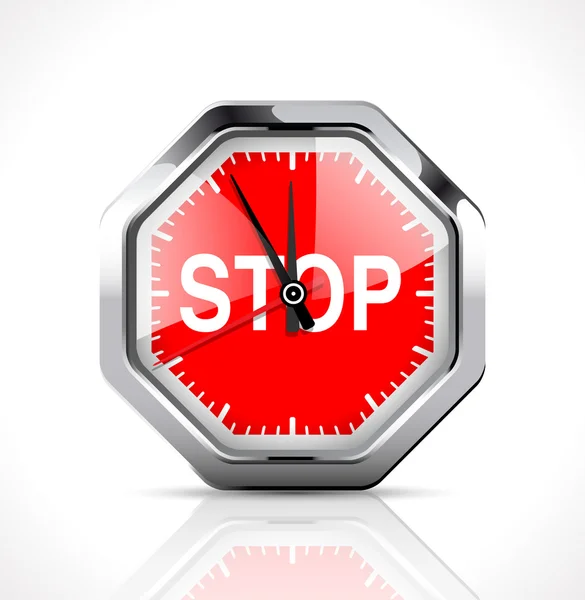 Stopwatch - Stop time — Stock Vector